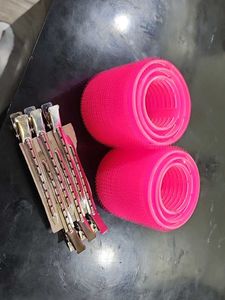 Pink Hair Rollers Set