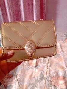 Gold Chain Clutch