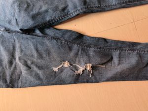 Distressed Denim Jeans