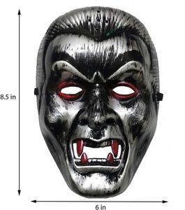 Horror Mask Party silver colour