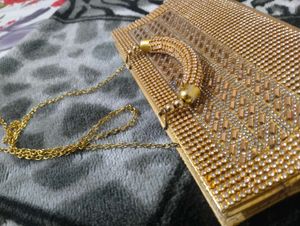 Golden Clutch Purse