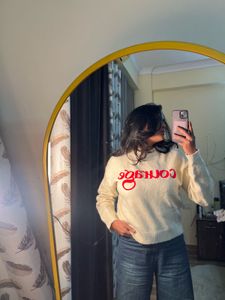 Courage Graphic Crewneck Sweater