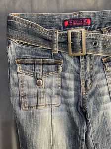 Vintage Belted Jeans
