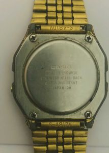 Vintage Casio Gold Digital Watch