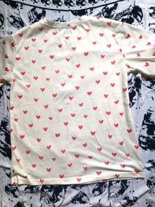 Heart Print Tee