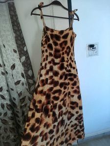Animal Print Maxi Dress