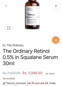 Retinol For Night