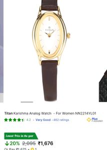 TITAN Karishma analogue Watch.