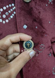 Maroon Velvet Jodhpuri