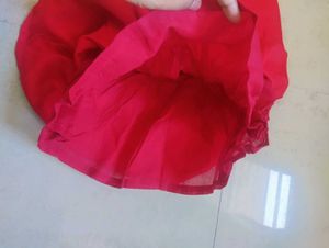 Baby Girl Red Party Dress And Cute Booties