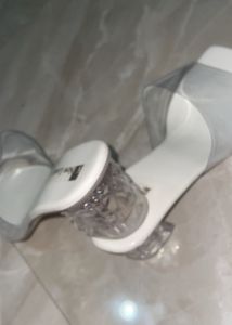 Stylish Clear Strap Flats