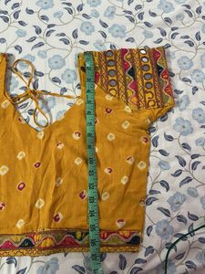 Embroidered Yellow Blouse