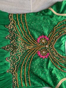 Green Colour Dress For Party Wear
