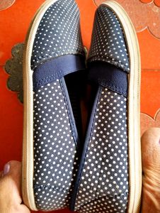 Blue Slip-On Loafers Size 8