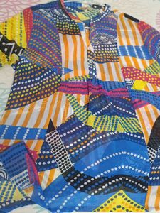 Colorful Georgette Top🏵️🌸🪻🌼