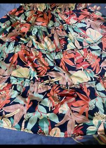 stylish Dress With Puffed Sleeve