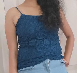 BlueLaceCamisole