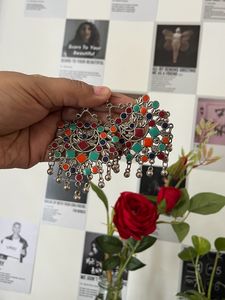 Colourful earrings