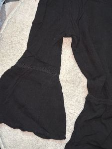 Black Off Shoulder Playsuit