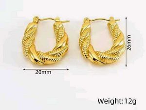 Gold Anti Tarnish Hoop Earrings