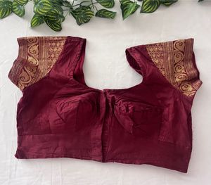Maroon Printed Blouse (Women)