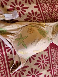 Shell Print Bra Women