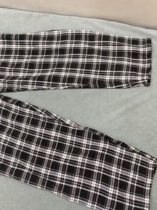Checkered Casual Pants