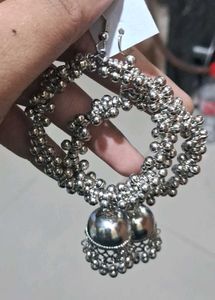 Hoop Jhumka Earrings