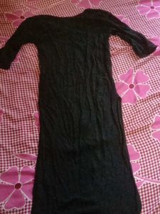 Elegant Black Embellished Kurti