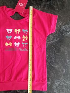 Scott for Her Pink Bow Tee