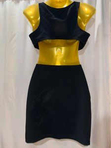 Black Cutout Mini Dress