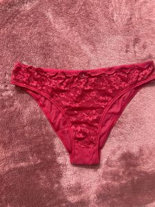 Red Lace Briefs