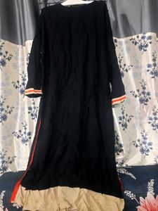 🚨🚨SALE🔥 Embroidered Black Kurti