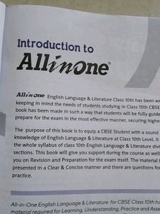 ENGLISH Arihant Class 10th All In One
