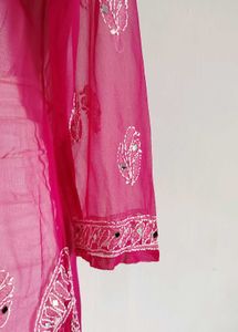 Chikankari Sheer Kurta