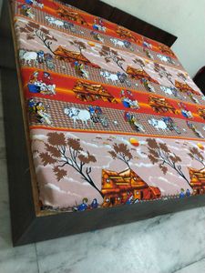 Country Side Print Double Bed Bedsheet