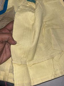 Saree And Stitched Blouse Like New