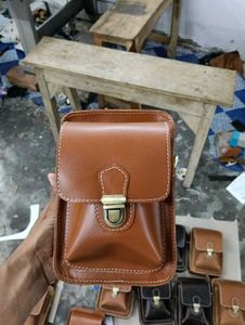Leather Unisex Crossbody Bag