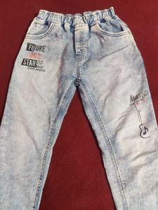 Cute Graphic Print Jeans