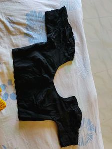 Black Embroidered Blouse