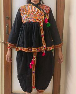 Navratri Special Heavy Handwork Kedio And Dhoti