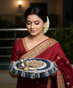 Handmade Crochet Karvachauth Thali Cover 🩷