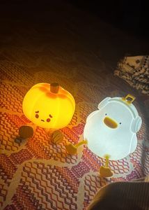 C type night lamps with extra soft mushy material