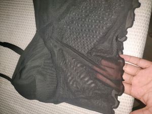black mesh cami top