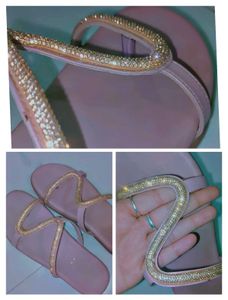 Sparkly Pink Flats