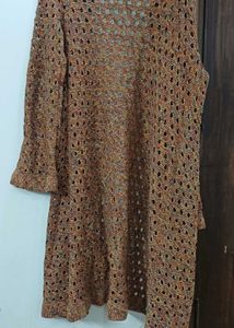 Boho Crochet Knit Cardigan