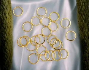 22k Gold Solid Nose Ring