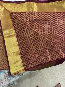 Pure Kanchi Silk Saree With Blouse