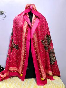Pink Louis Vuitton Scarf