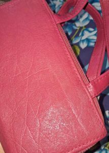 LEATHER PURSE MAGENTA COLOUR💓